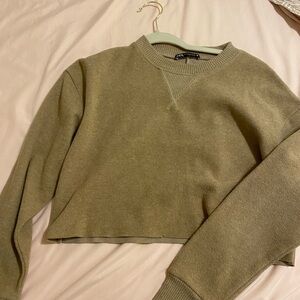 Brown thick Zara long sleeve